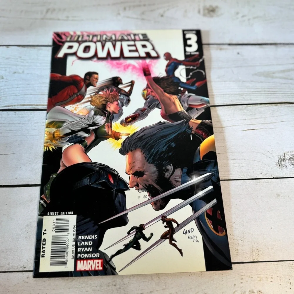 Ultimate Power 2 3 4 Marvel Comics 2006 Lot Wolverine Spider-Man Fantastic Four‎